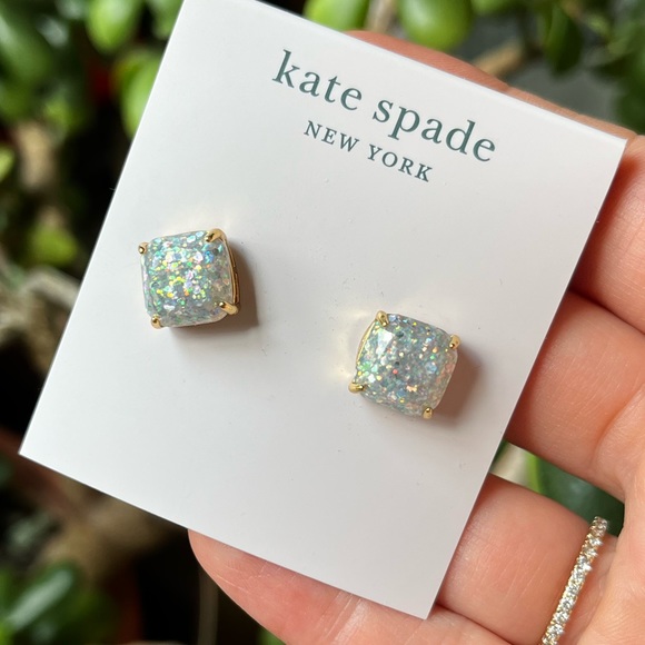Kate Spade Opal glitter stud Earrings